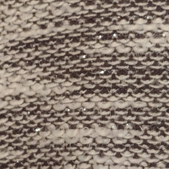 Abercrombie sparkle long sleeve crew neck zipper sweater/size S/gray wht silver - Picture 5 of 7